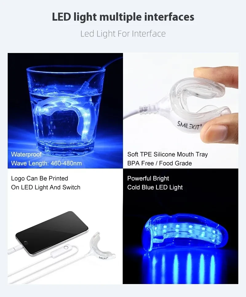 Household Tooth Whitening Suit Suit USB Charging Dental Instrument