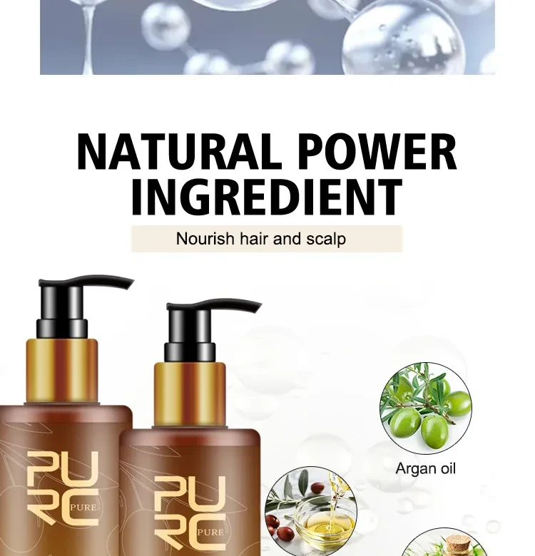 PURC Hair Ginger Biotin Three-piece Shampoo Conditioner