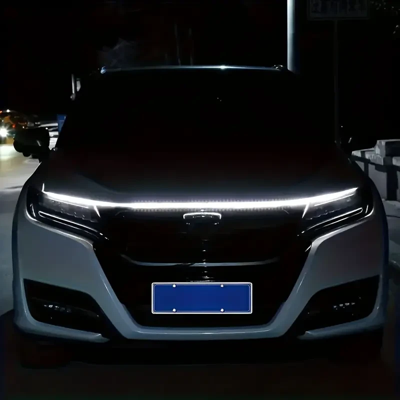 LED Light Strips for Trucks - Hood Grille Ambient Lights with Scanning Function