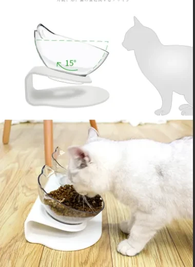Pets Feeding Double Bowl