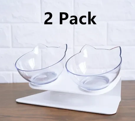 Pets Feeding Double Bowl