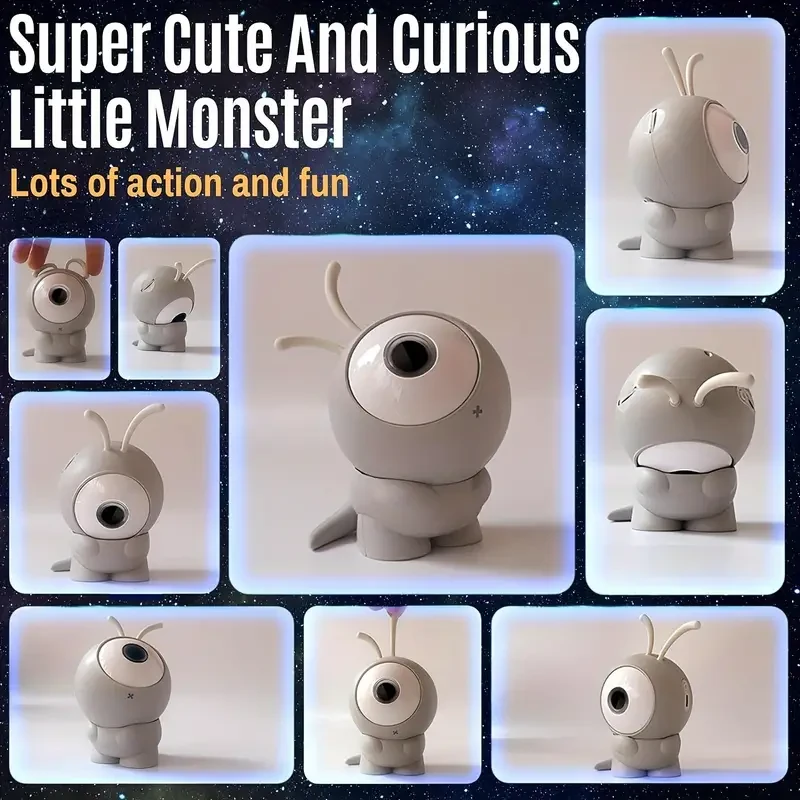 Enchanting Monster Galaxy Projector Lamp - 360 Rotating Astral Display