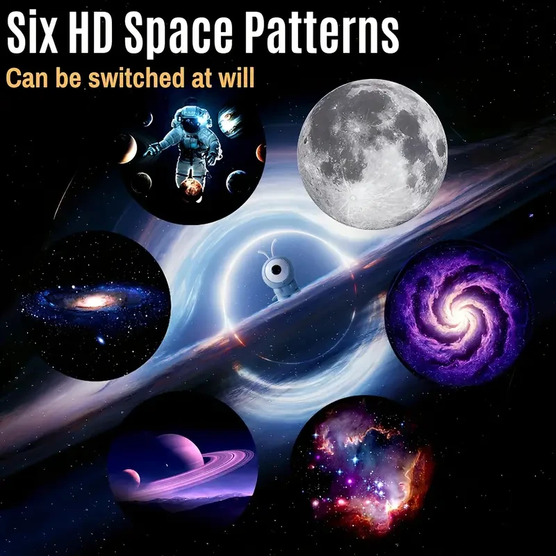 Enchanting Monster Galaxy Projector Lamp - 360 Rotating Astral Display