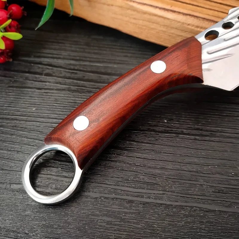 Hand-forged Stainless Steel Ring Handle Knife