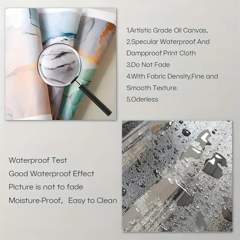 3pcs/set Unframed Canvas Poster, Modern Art, Natural Landscape