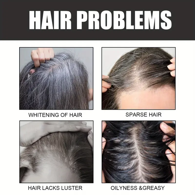 Wash and care in one Black Hair Soap Repair Black Hair Massage Moisturizing hair cleansing soap