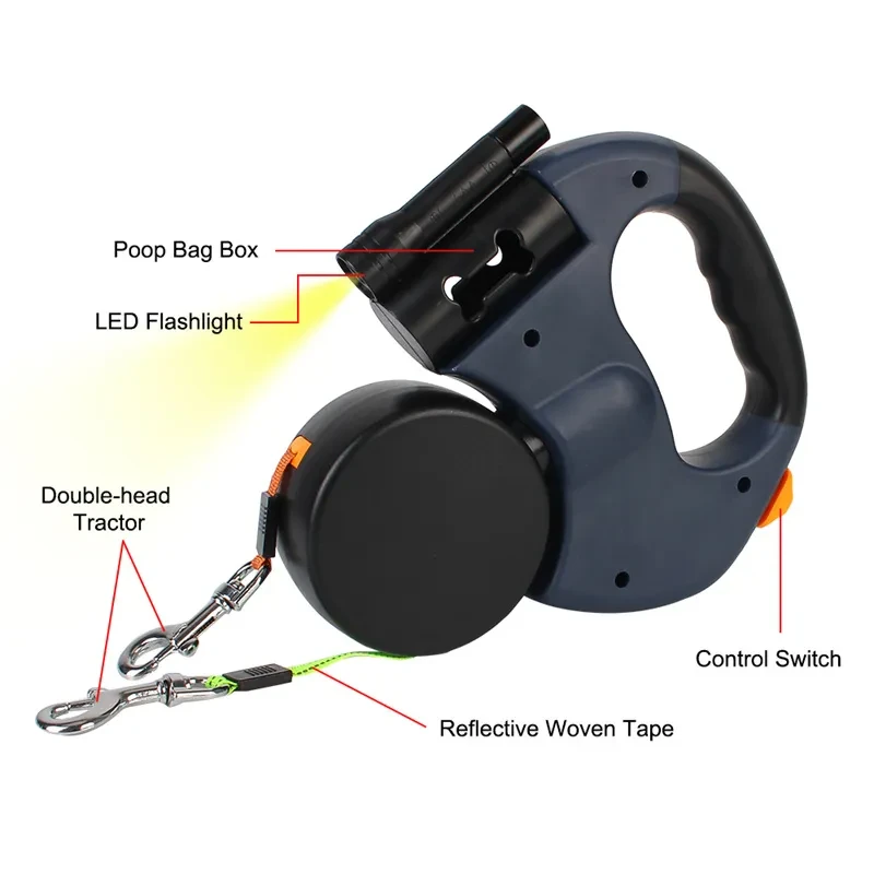 Retractable Dog Leash For Small Dogs Reflective