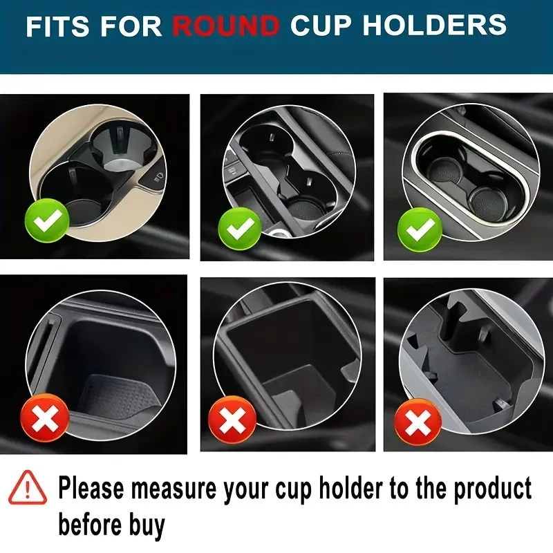Adjustable Dual Cup Holder Expander with Phone Holder & Aromatherapy Organizer