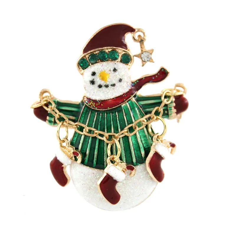 Cartoon costume Santa pin