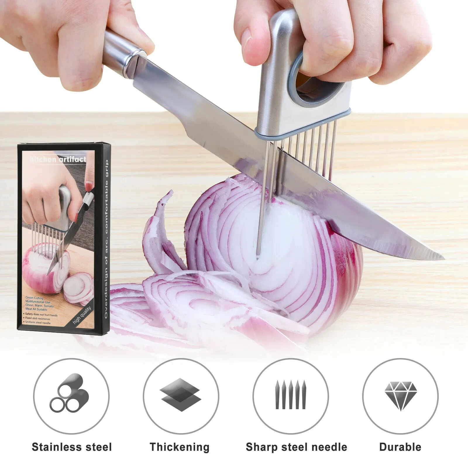 Onion Holder Slicer Tomato Cutter Vegetable tools
