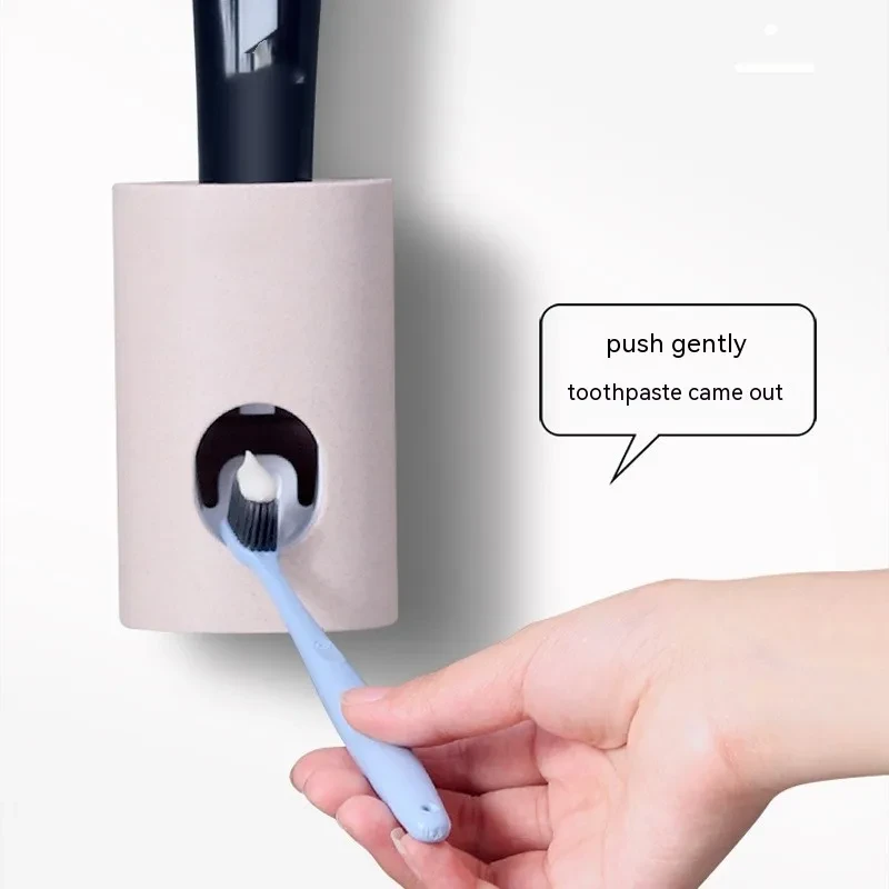 Household Bathroom Wall Hanging Automatic Toothpaste Squeezing Set Rack Wall Hanging