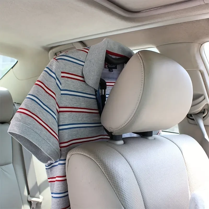 Lixada Car Coat Hanger Headrest Back Seat Coat Hanger Multifunctional Car Hanger For Coat Suit Jacket