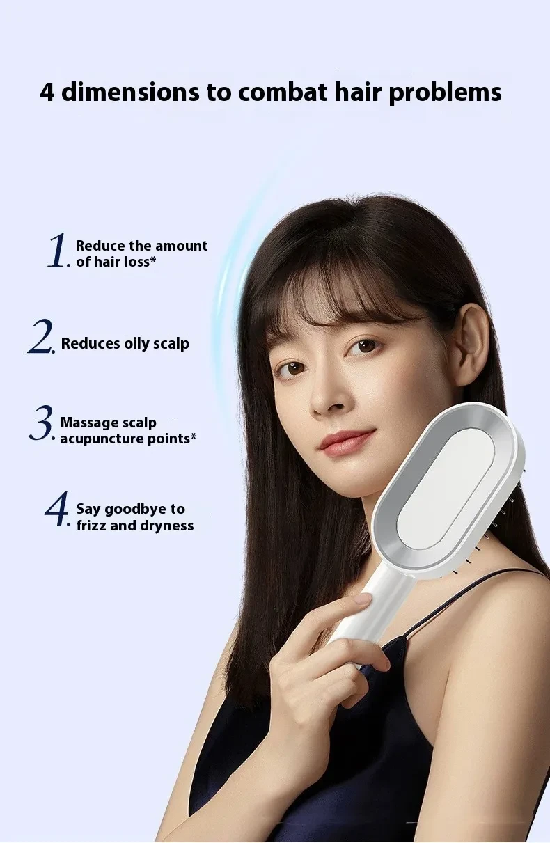 Red Light Hair Care Air Cushion Comb Women's Airbag Massage Comb