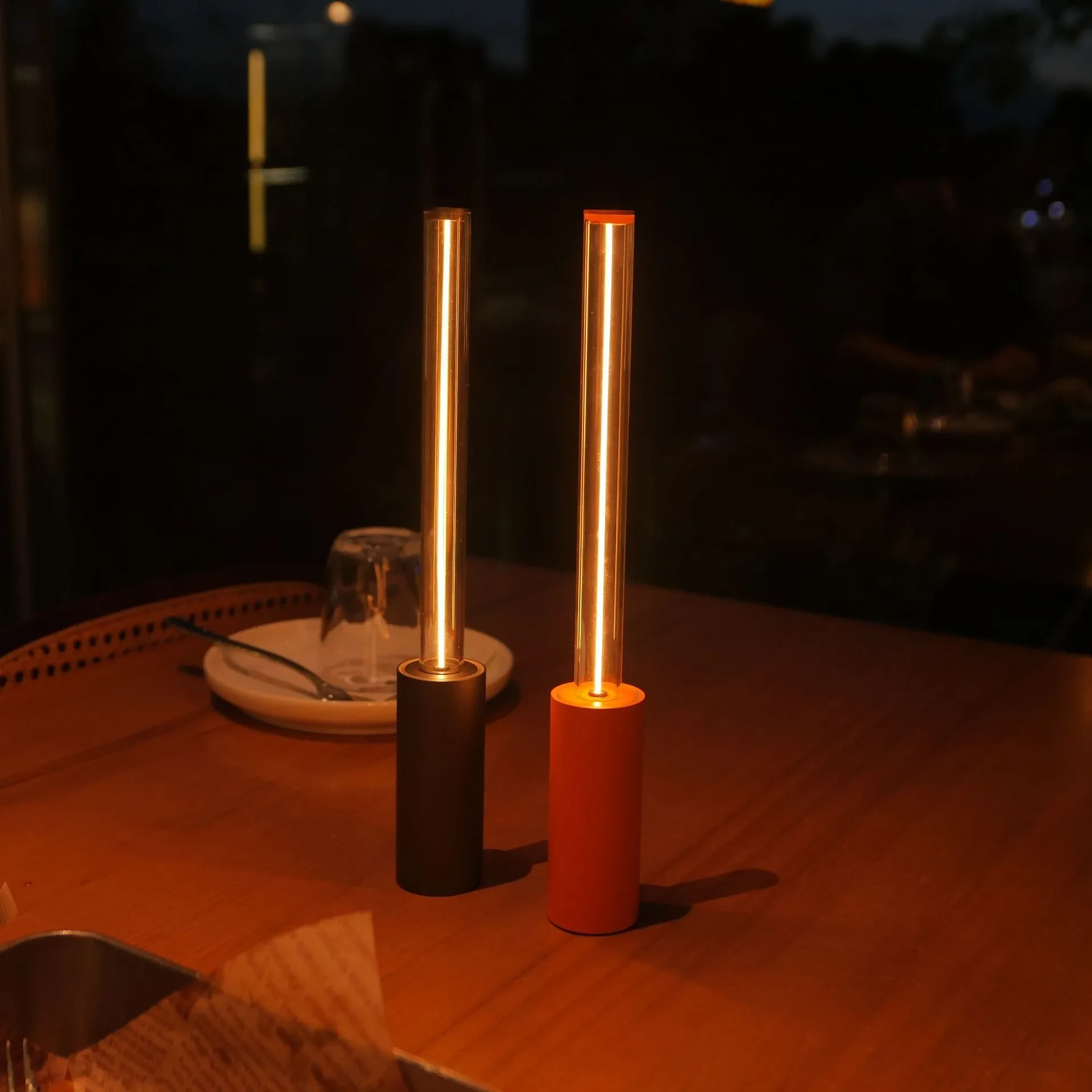 Simple Breathing Ambience Light Rechargeable Bedroom Small Night Lamp Creative Atmosphere Light Home Decoration
