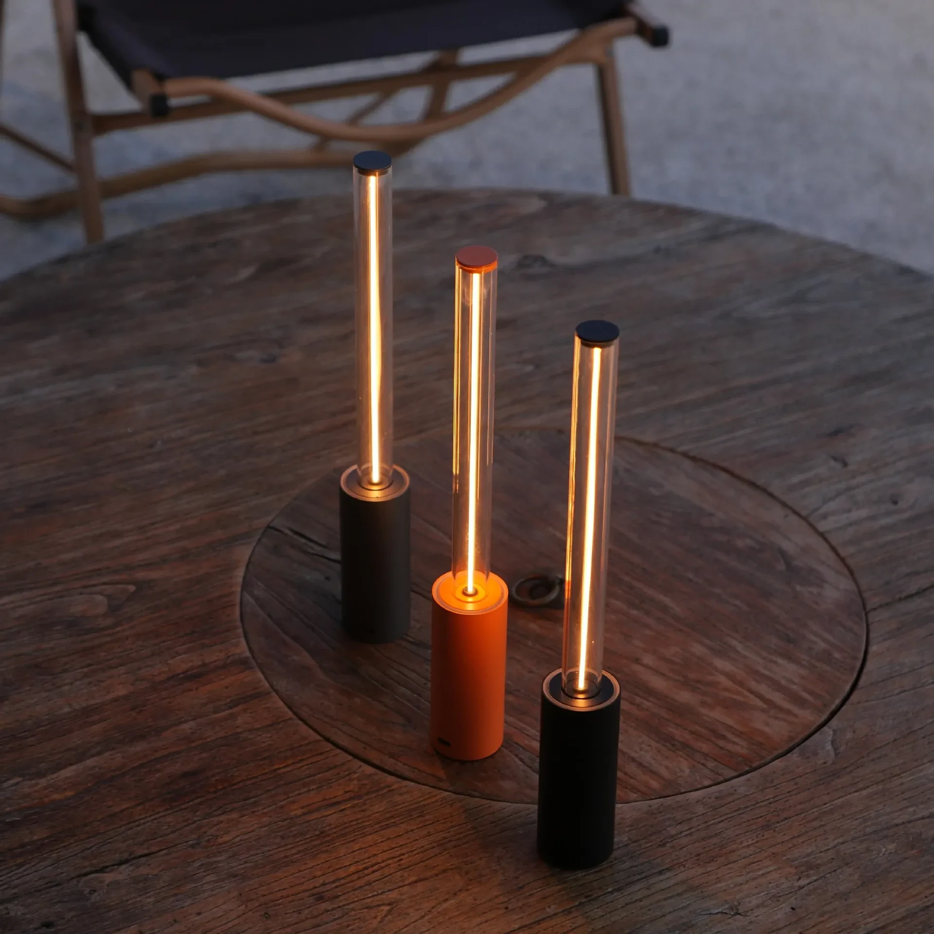 Simple Breathing Ambience Light Rechargeable Bedroom Small Night Lamp Creative Atmosphere Light Home Decoration