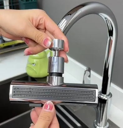 Kitchen Faucet Waterfall Outlet Splash Proof