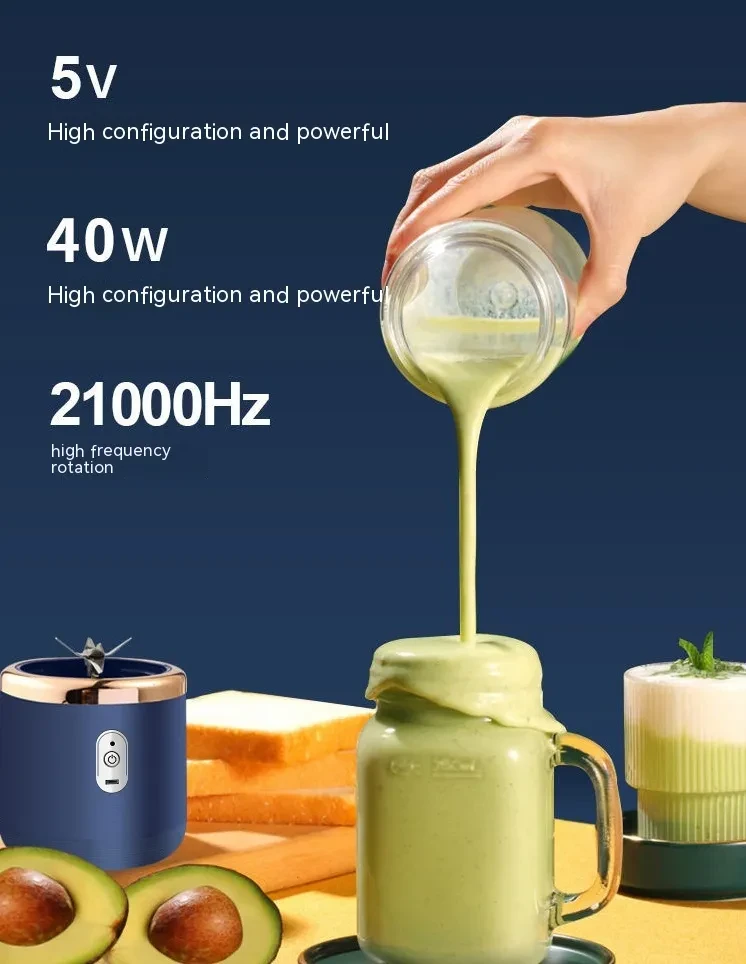 6blade Portable Blender Mini Juicer Cup