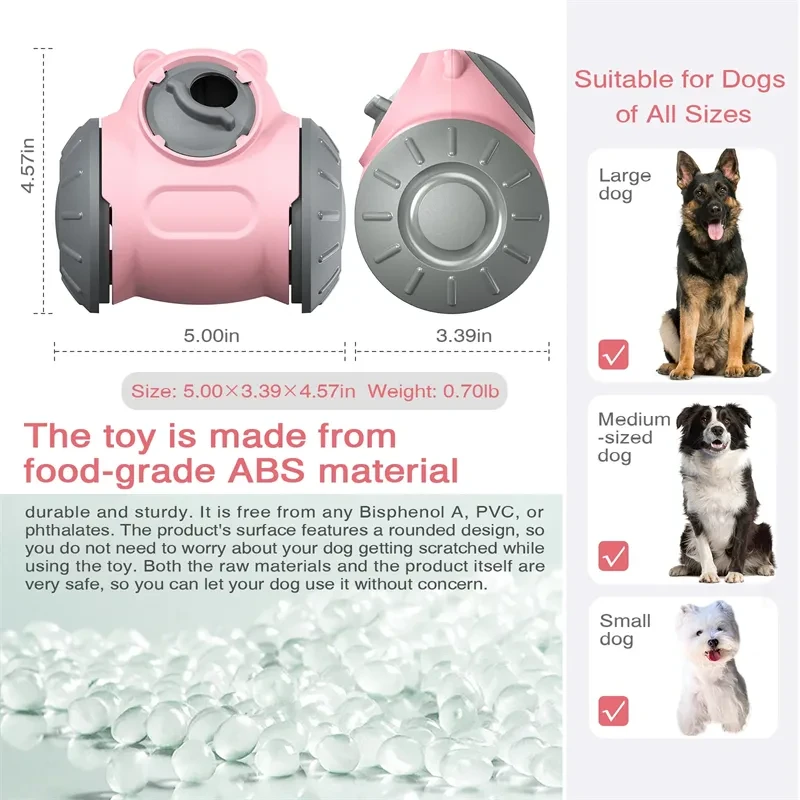 Dog Tumbler Toys IQ Interactive Slow Feeder