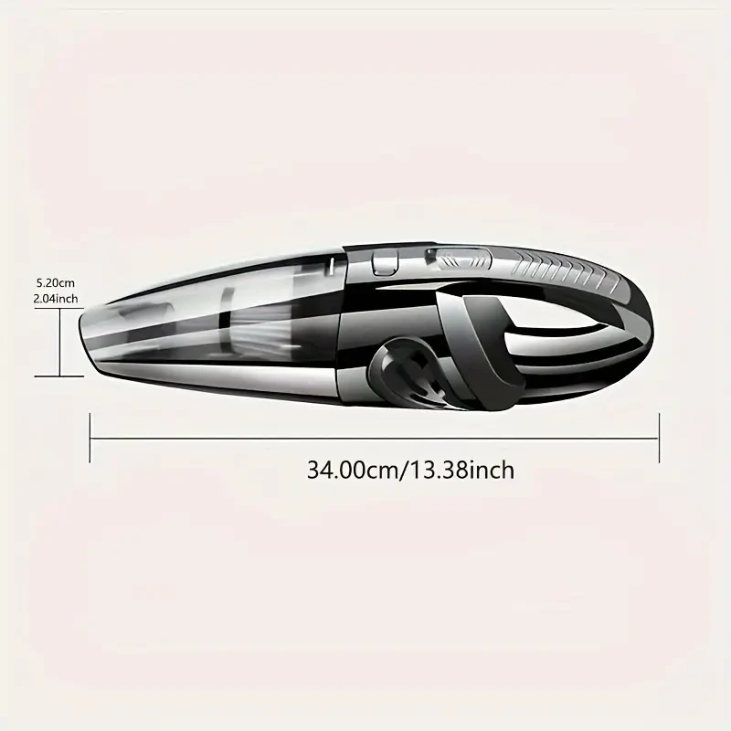 Car Wireless Vacuum Cleaner Large Capacity Dust Cup Strong Suction