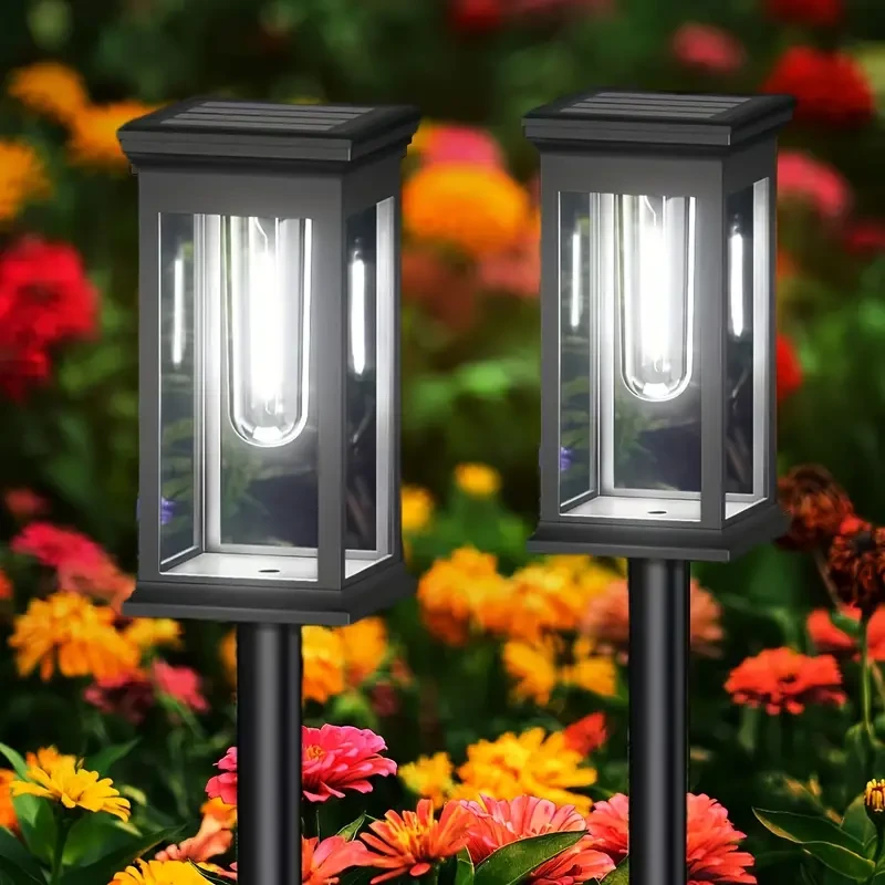 Solar LED Landscape Lights, Energy-Saving Touch Control Tungsten Style Lamp