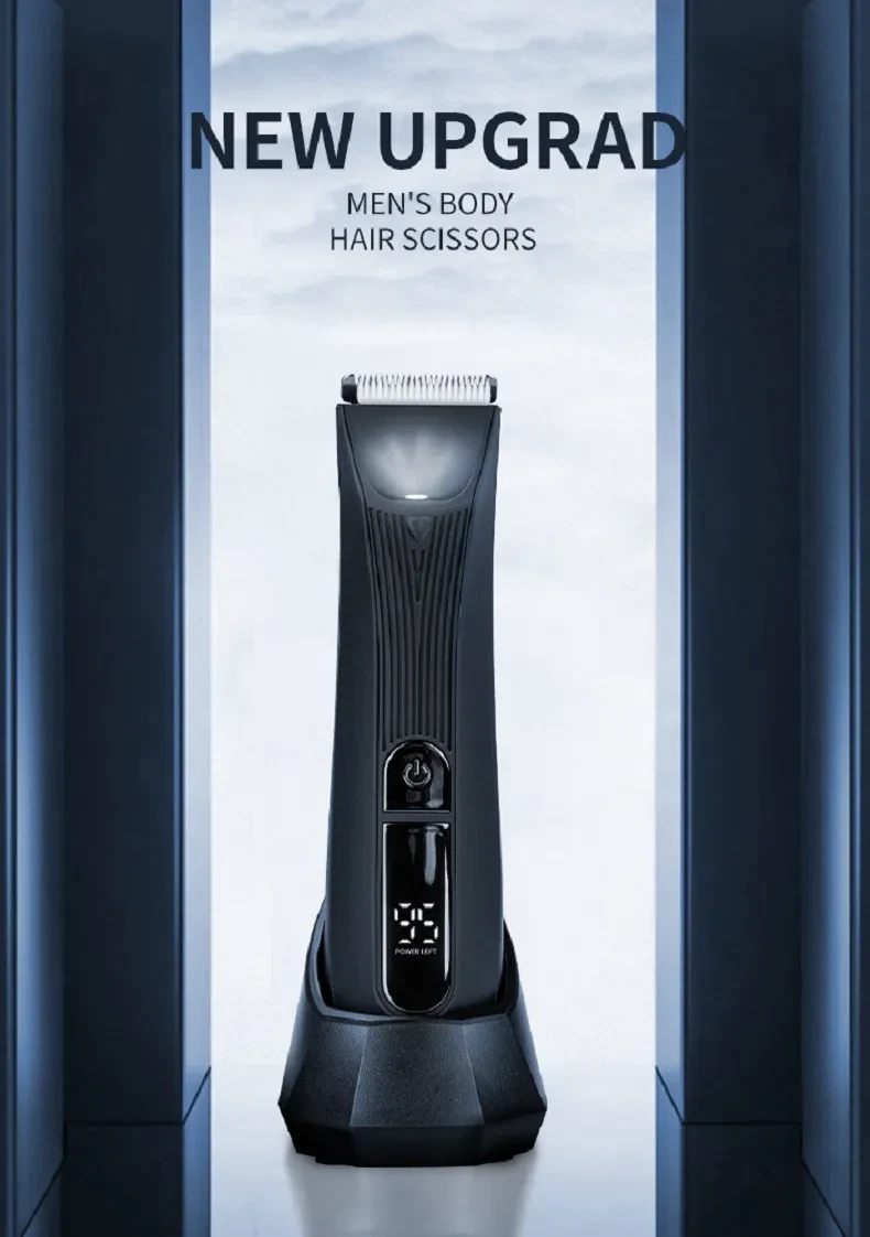 Body Hair Trimmer Men's Electric Body Washable Lady Shaver