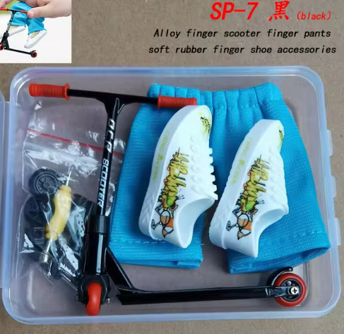 Alloy Finger Scooter Finger Toy