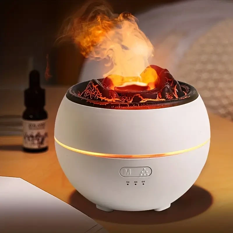 360ml Volcano Diffuser USB Home Portable Humidifier Bathroom Living Room Bedroom Air Humidifier