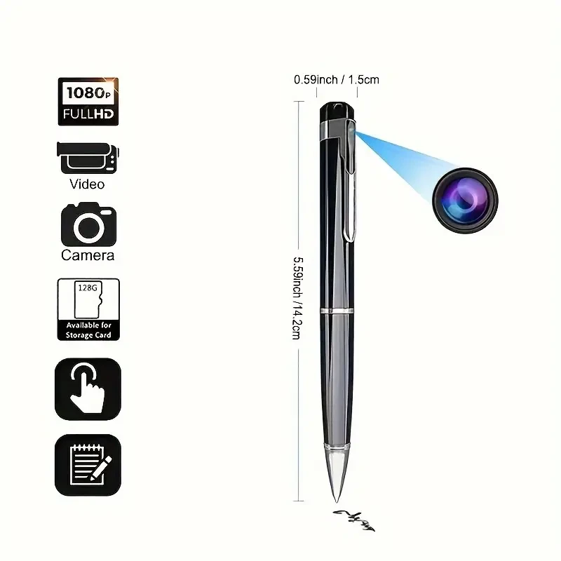 Mini Wearable HD 1080P Pen Camera Recorder