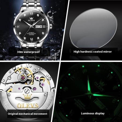 Men's Waterproof Mechanical Watch