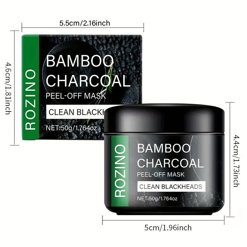 ROZINO Black Pearl Facial Mask - Hydrating & Pore-Refining