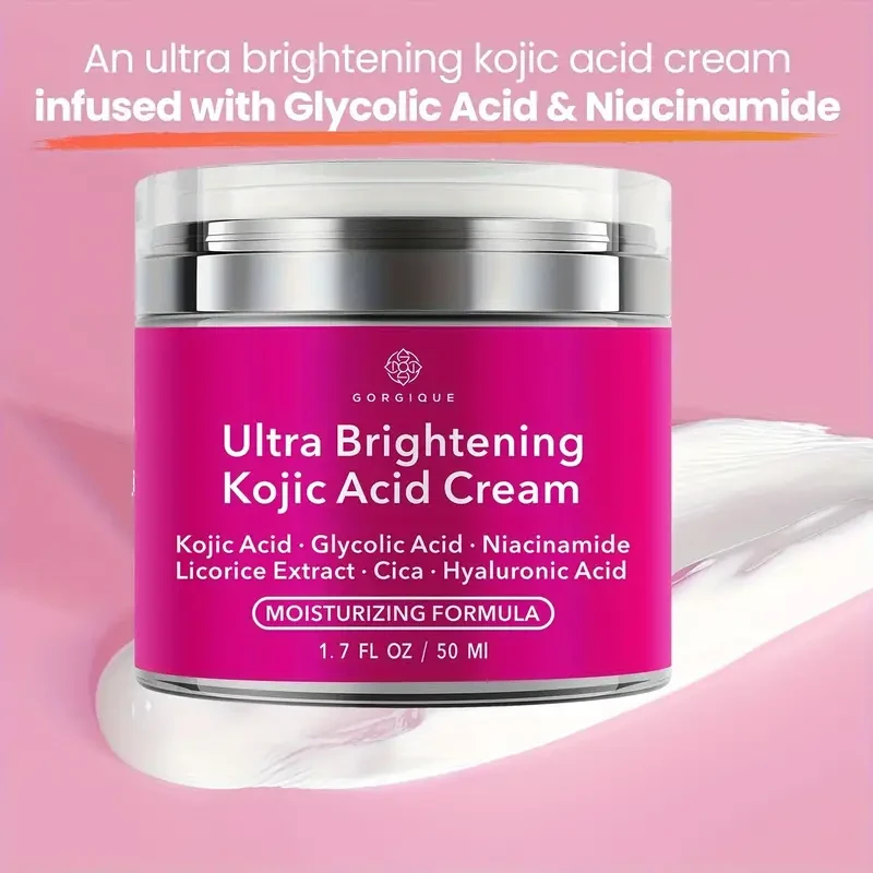 Ultra Brightening Cream - Moisturizing Formula with Kojic Acid & Niacinamide