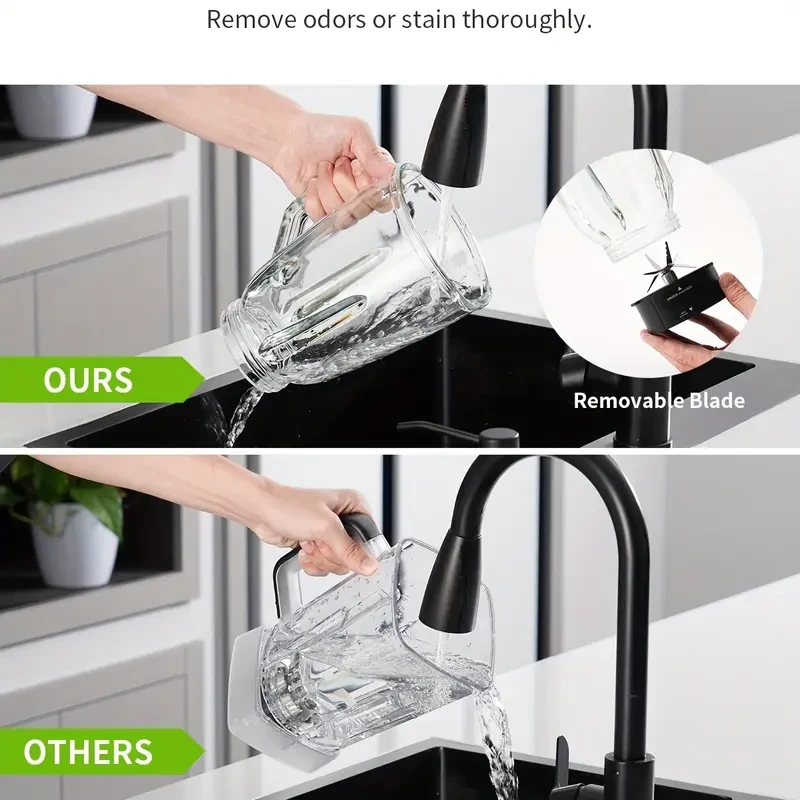 SHARDOR 1200W Professional Countertop Blender - Versatile Kitchen Essential