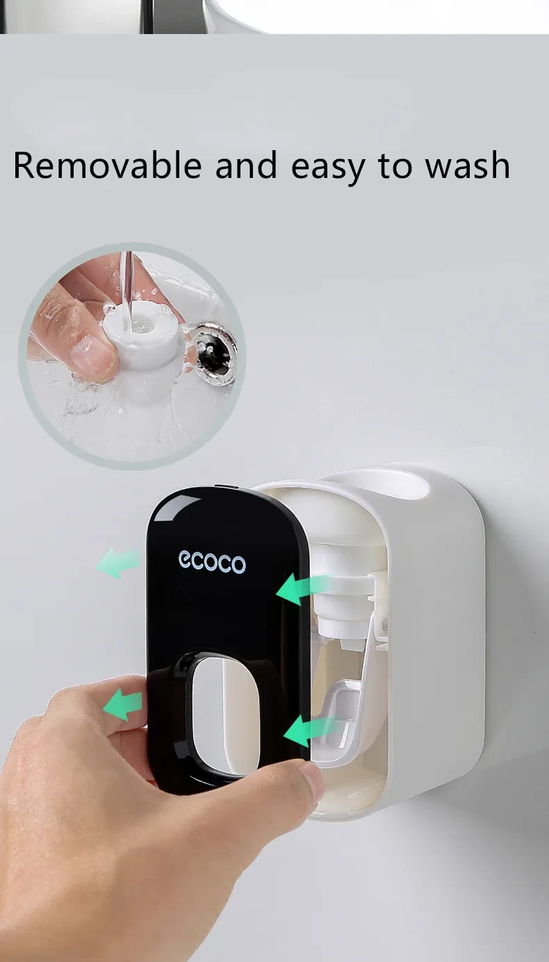 Wall Mounted Automatic Toothpaste Holder