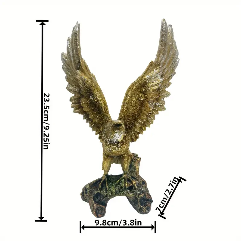 1pc, Resin Eagle Statue