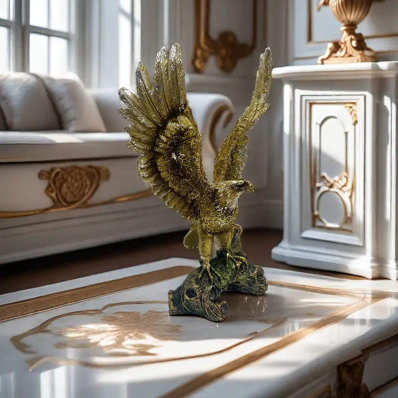 1pc, Resin Eagle Statue