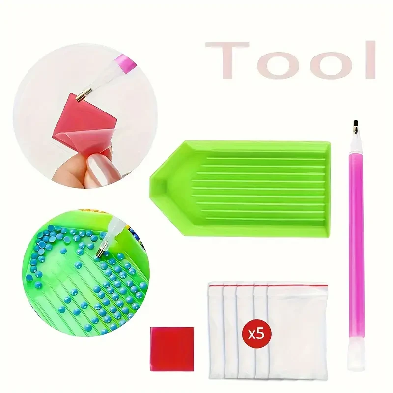 Illuminated Tree of Life, Round Rhinestone Mosaic Art