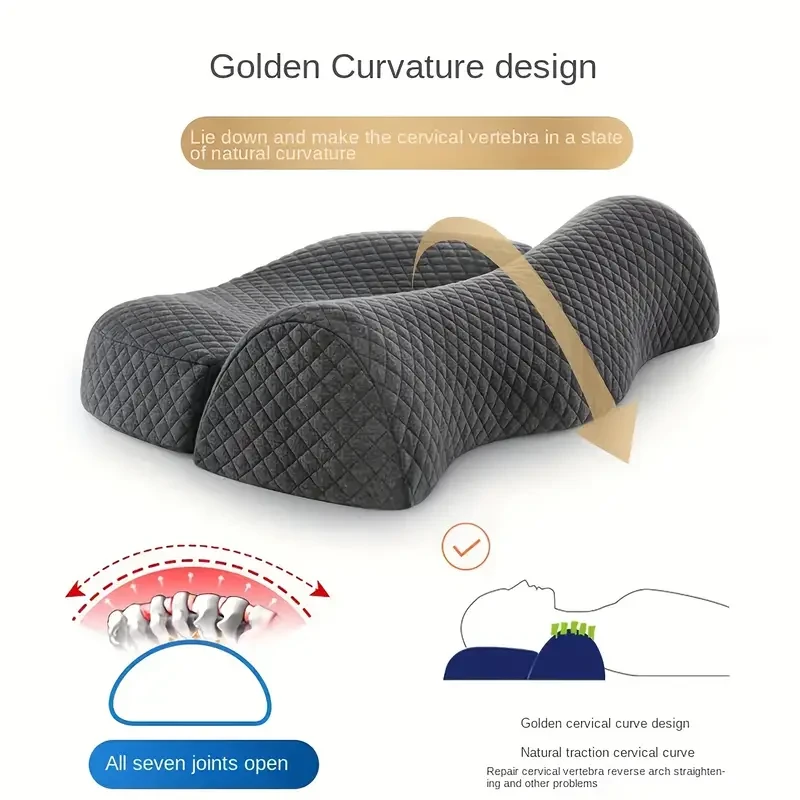 Adjustable Ergonomic Orthopedic Neck Pillow