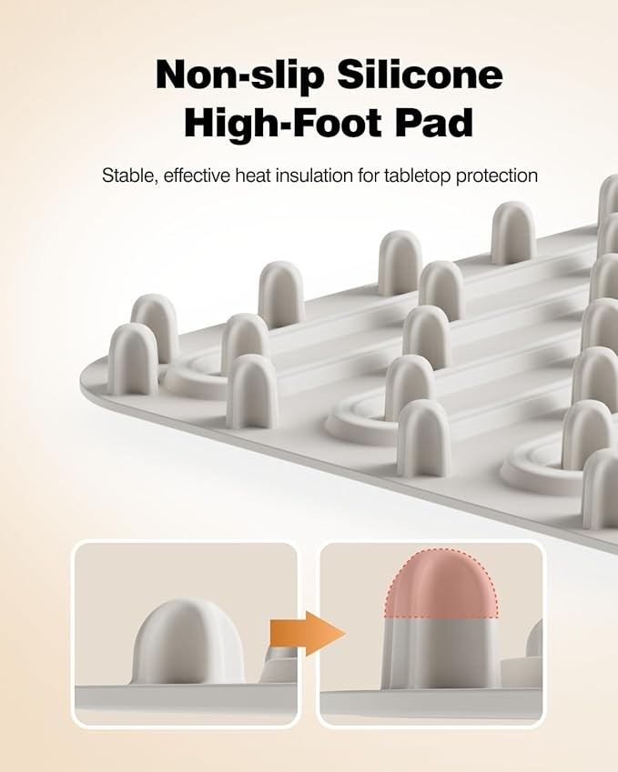 iTRUSOU Electric Food Warming Mat - 3-Setting Full-Surface Tray
