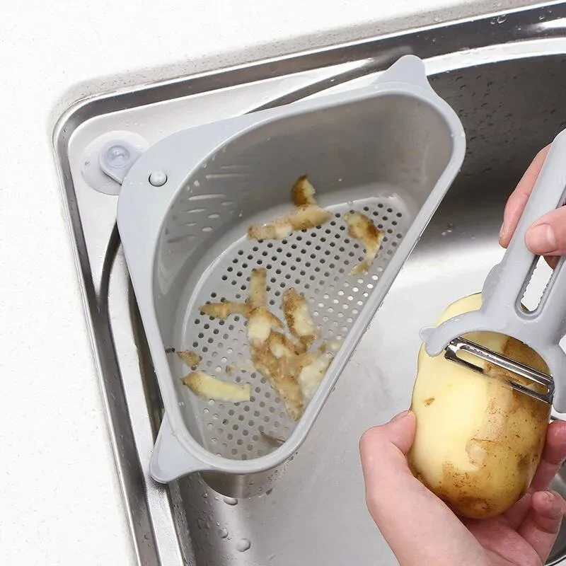 Kitchen Sink Multi-function Triangle Storage Rack