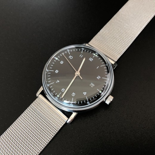 Quartz Watch Wave Mirror Watch