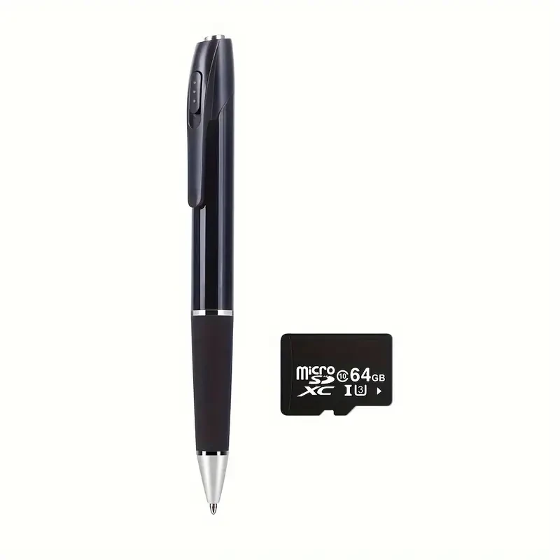Full HD 1080P Mini Security Camera Pen - Portable with Local Recording