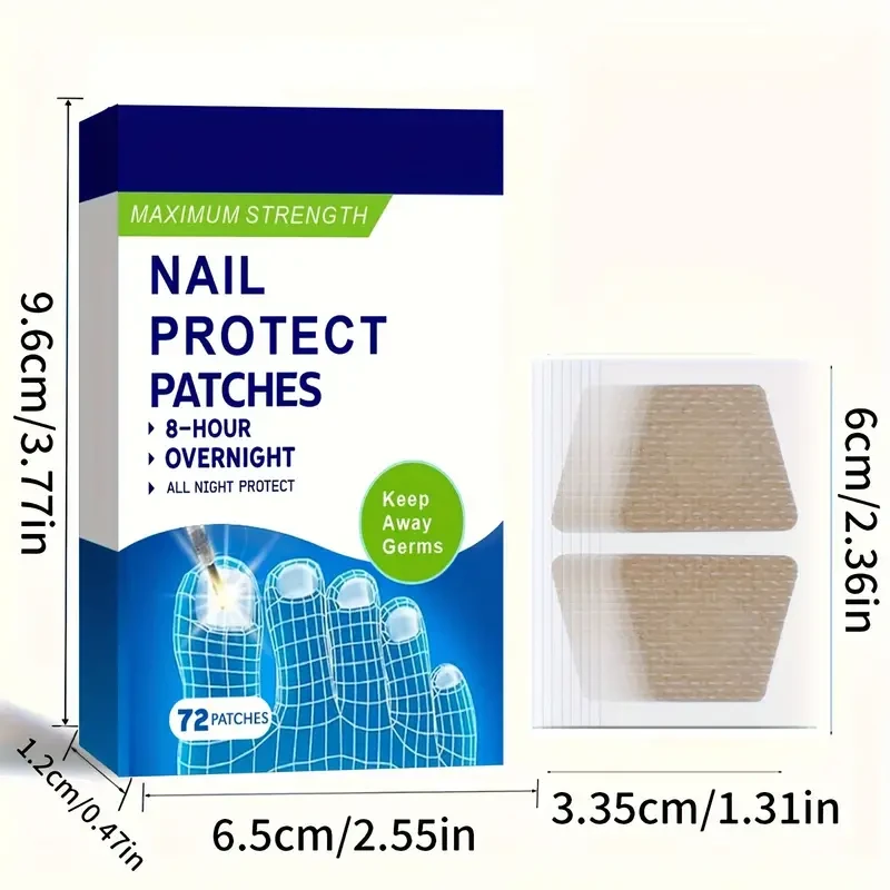 Toenail Care Patches  72 Patches