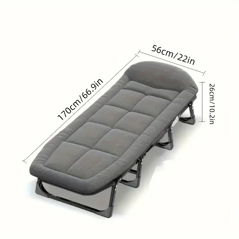 Portable Folding Bed Aluminum Frame, Adult Size