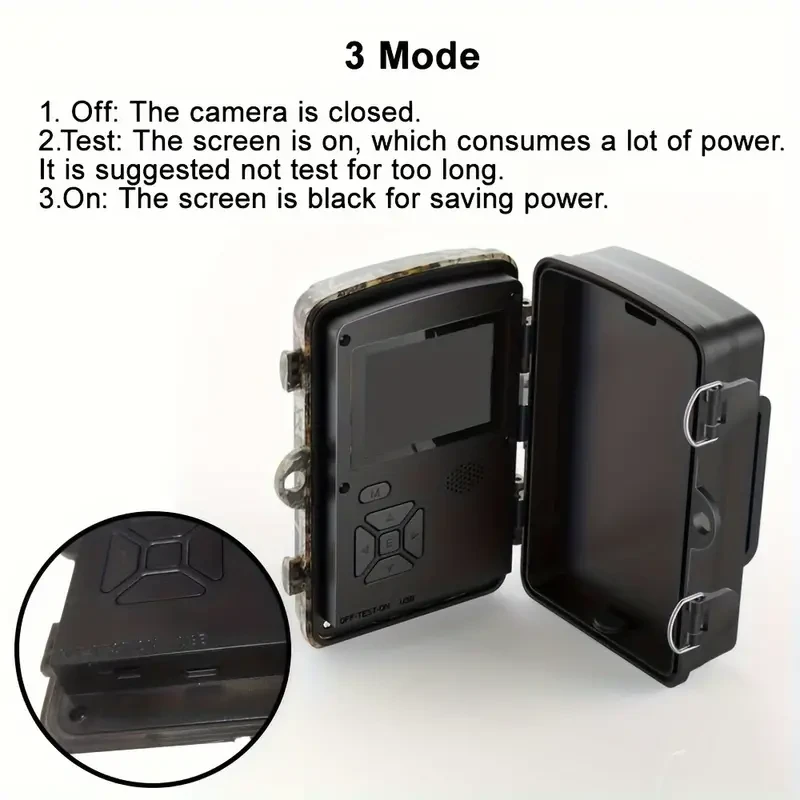 HD Wildlife Trail Camera - Hunting Camera with 2-Inch Screen