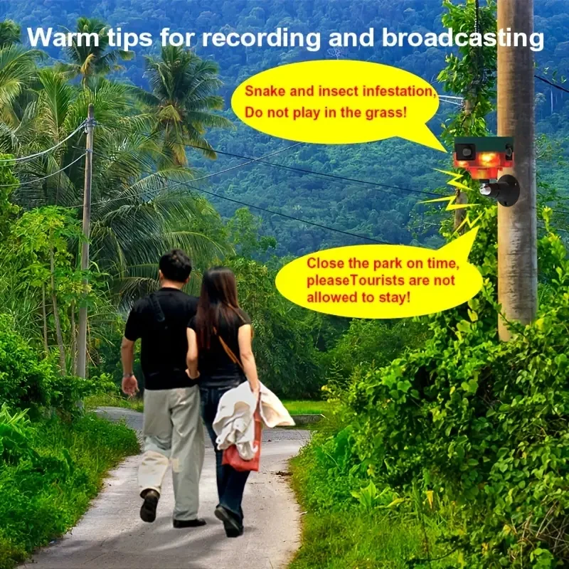 360 Solar Animal Repeller Alarm - Induction with 13 Effects and Recording