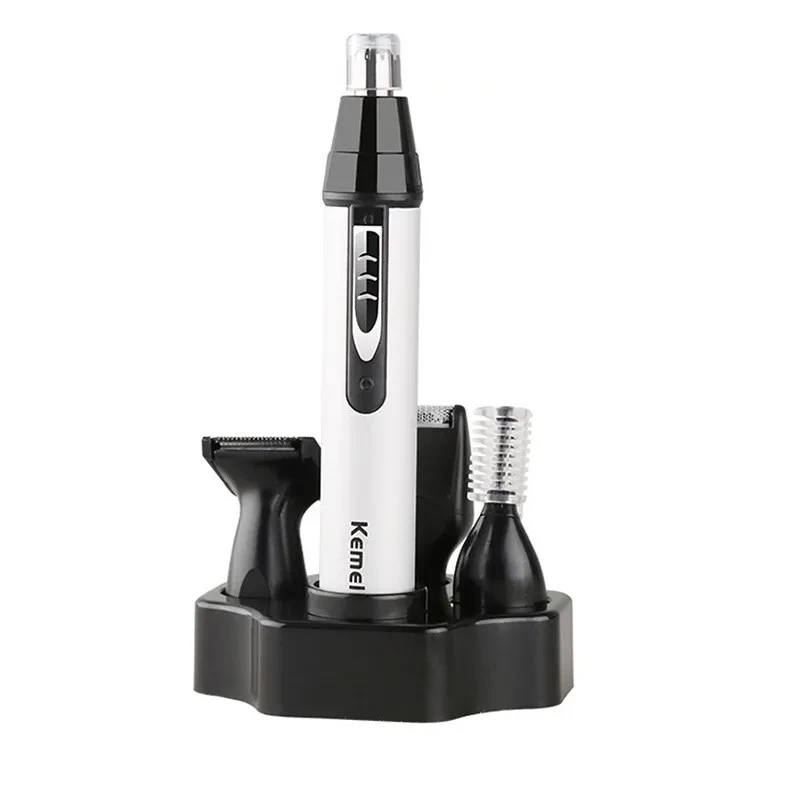 4 in1 Electric Nose Ear Trimmer Nasal Hair Cut Clipper Unisex Hair Removal