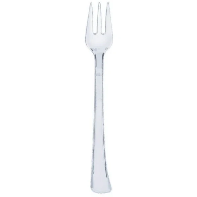 Mini Electroplated Fork Silver - Pack of 20