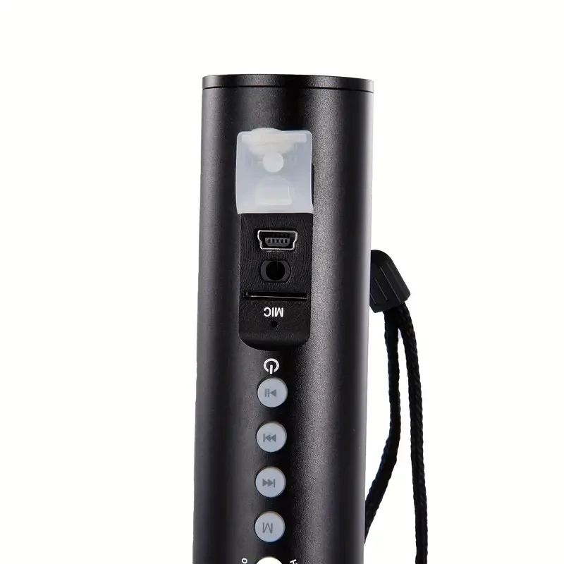 Multi-Function Flashlight with DV Surveillance Camera - MP3 Player & Alarm