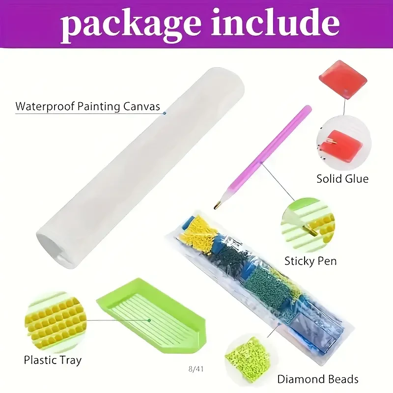 Autumn Scenery Reflection Diamond Art Kit - 3D Landscape DIY Home Decor