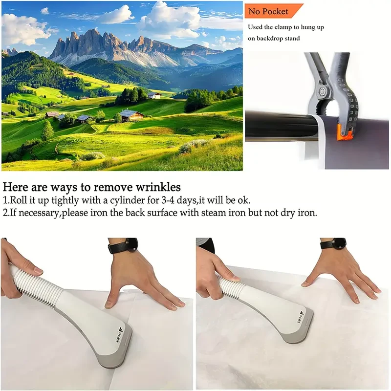 Versatile Mountain Landscape Tapestry - Blacklight Reactive Wall Hanging